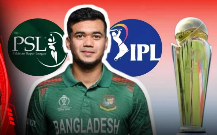 বদলে যাচ্ছে চ্যাম্পিয়ন্স ট্রাফির দল, PSL নয় IPL এ যাচ্ছেন তাসকিন