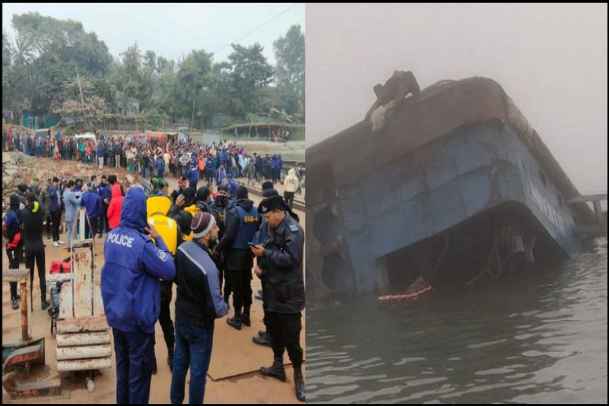 ঘন কুয়াশায় পাটুরিয়ায় ফেরিডুবি, ১০ জনকে জীবিত উদ্ধার