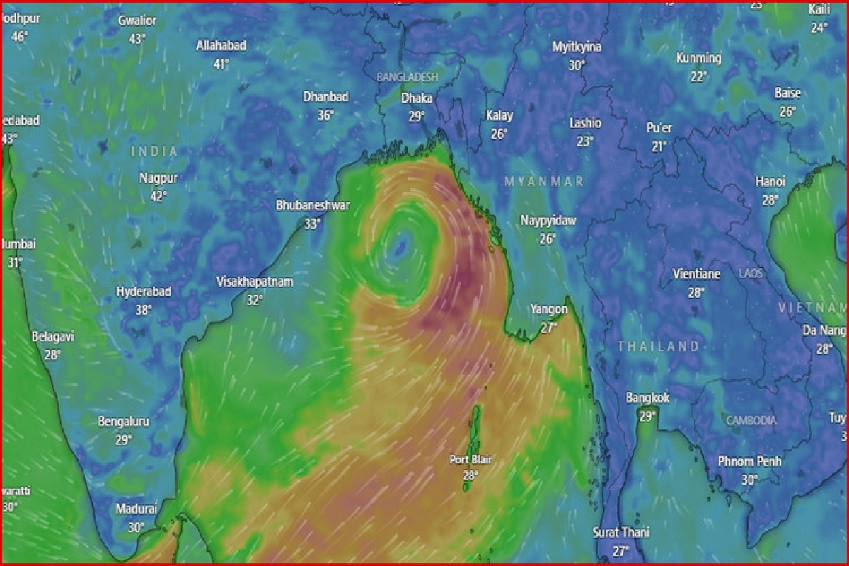 যে দিকে ঘূর্ণিঝড় রেমালের গতিপথ, যেখানে আঘাত হানবে