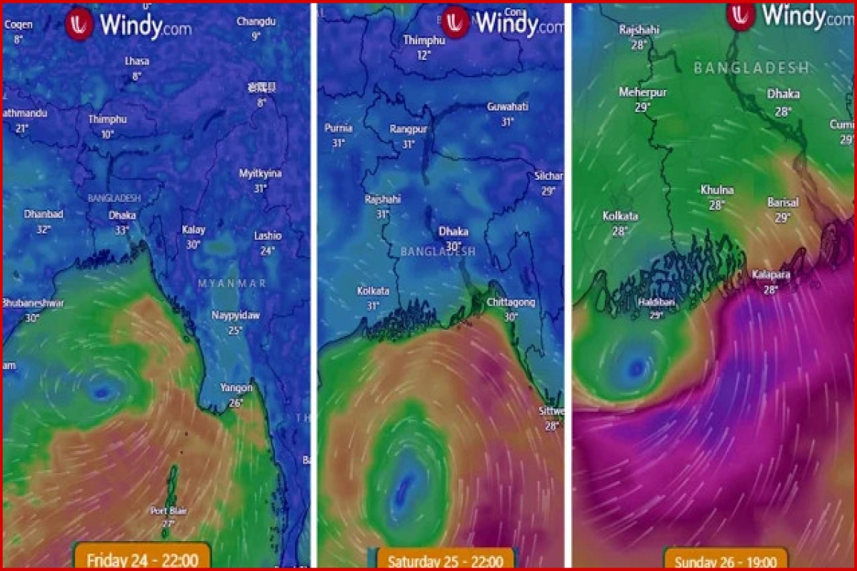 ঘূর্ণিঝড় রেমালের প্রভাবে অতি ভারী বৃষ্টির দুঃসংবাদ জানাল আবহাওয়া অফিস 